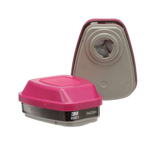 3M 7000029639 60921 Organic Vapor Cartridge/Filter 60921, P100 60 EA/Case