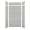 SMMWKX48368412-27 Monterey 48-in x 36-in x 84/12-in Glue to Wall 6-Piece Transition Shower Wall Kit, Grey Stone (4-in x 8-in Subway Tile Pattern)