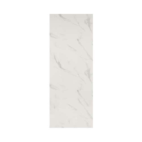 Silhouette 36-in x 96-in Glue to Wall Wall Panel, Pearl Stone
