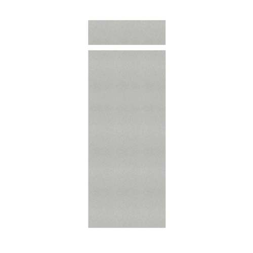 Monterey 36-in x 84+12-in Glue to Wall Transition Wall Panel, Grey Stone/Velvet