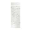 Monterey 36-in x 84+12-in Glue to Wall Transition Wall Panel, Carrara/Velvet