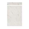 Silhouette 60-in x 84+12-in Glue to Wall Transition Wall Panel, Pearl Stone