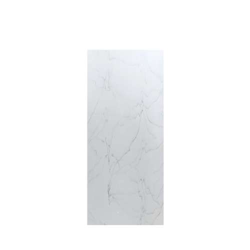 Luxura 36-in x 84-in Glue to Wall Tub Wall Panel, Palladium White