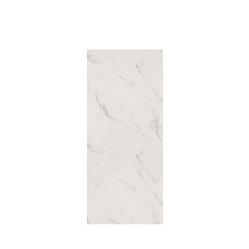 Samuel Mueller Silhouette 36-in x 84-in Glue to Wall Tub Wall Panel, Pearl Stone