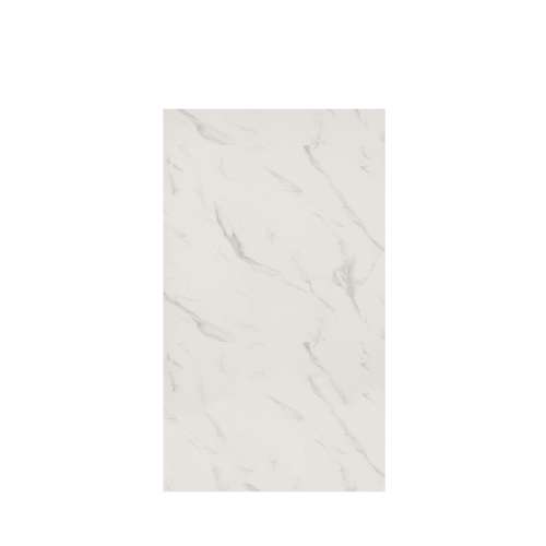 Silhouette 48-in x 84-in Glue to Wall Tub Wall Panel, Pearl Stone