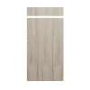 Samuel Mueller Silhouette 48-in x 84+12-in Glue to Wall Transition Wall Panel, Jupiter Stone