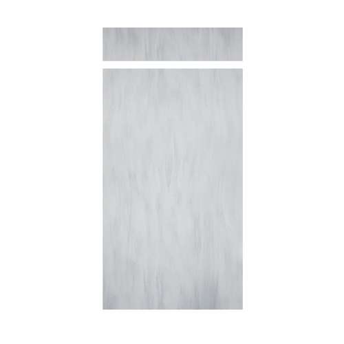 Luxura 48-in x 84+12-in Glue to Wall Transition Wall Panel, Bellagio