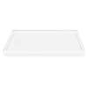 Samuel Mueller 60-in x 32-in Low Threshold Left Hand Concealed Drain Tub Replacement Shower Base, White