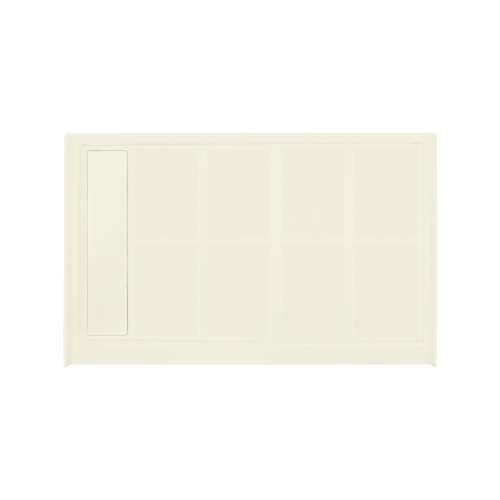 SMFL4832L-32 48-in x 32-in Linear Single Threshold Shower Base With Concealed Left Hand Drain, Cameo