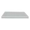 48-in x 36-in Single Threshold Left Hand Linear Concealed Drain Shower Base, Grey
