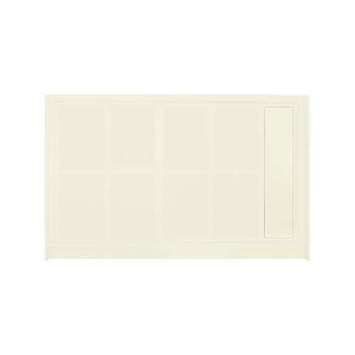 Samuel Müeller SMFL4836R-32 48-in x 36-in Linear Single Threshold Shower Base With Concealed Right Hand Drain, Cameo
