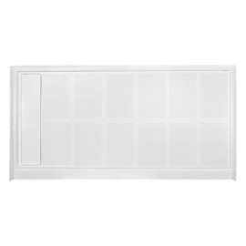 Samuel Müeller Linear 60-in x 30-in Rectangular Alcove Shower Base with Left Hand Drain - In Multiple Colors - SMFL6030L-M