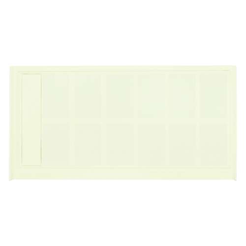 Samuel Müeller SMFL6032L-32 60-in x 32-in Linear Single Threshold Shower Base With Concealed Left Hand Drain, Cameo