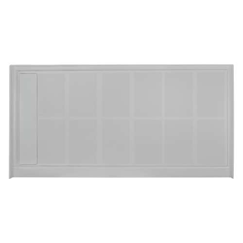 Samuel Müeller SMFL6032L-39 60-in x 32-in Linear Single Threshold Shower Base With Concealed Left Hand Drain, Grey