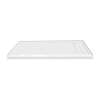 60-in x 30-in Ultra Low Threshold Right Hand Concealed Drain Shower Base, White