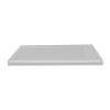 60-in x 32-in Ultra Low Threshold Right Hand Concealed Drain Shower Base, Grey