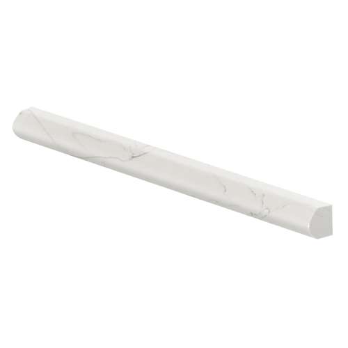 Samuel Mueller Pencil Trim Kit with a 60-in and 2 x 36-in Trimmable Pieces, Palladium White