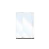 Samuel Müeller SMIPD487610C-BS Innova 48-in x 76-in Pivot Shower Door With 3/8-in Clear Glass And Without Handles, Brushed Stainless