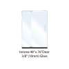 Samuel Müeller SMIPD487610C-PC Innova 48-in x 76-in Pivot Shower Door With 3/8-in Clear Glass And Without Handles, Polished Chrome