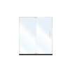 SMIPD607610C-BS Innova 60-in x 76-in Pivot Shower Door With 3/8-in Clear Glass And Without Handles, Brushed Stainless