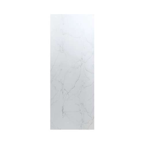 Luxura 36-in x 96-in Glue to Wall Wall Panel, Palladium White