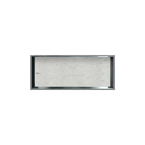 34.5-in Recessed Horizontal Storage Pod Rear Lined in Carrara