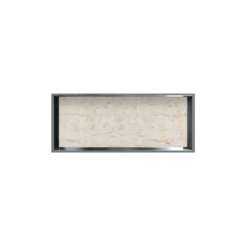 Samuel Mueller 34.5-in Recessed Horizontal Storage Pod Rear Lined in Tiled Butterscotch