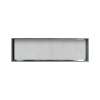 46.5-in Recessed Horizontal Storage Pod Rear Lined in Tiled Grey Stone