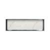 46.5-in Recessed Horizontal Storage Pod Rear Lined in Pearl Stone