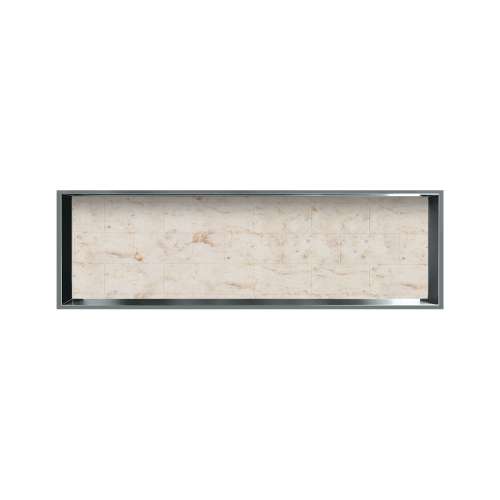 Samuel Mueller 46.5-in Recessed Horizontal Storage Pod Rear Lined in Tiled Butterscotch
