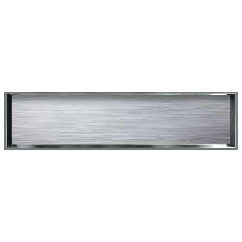 58.5-in Recessed Horizontal Storage Pod Rear Lined in Iceberg Grey