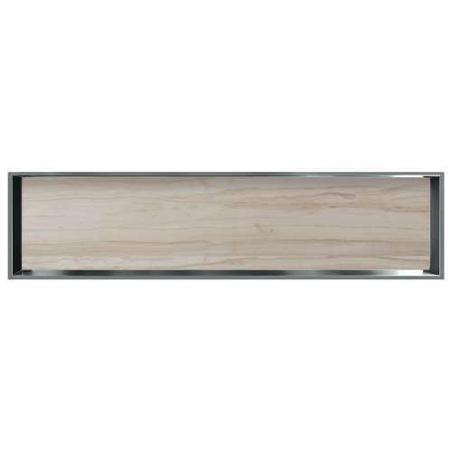 58.5-in Recessed Horizontal Storage Pod Rear Lined in Jupiter Stone