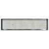 58.5-in Recessed Horizontal Storage Pod Rear Lined in Tiled Carrara