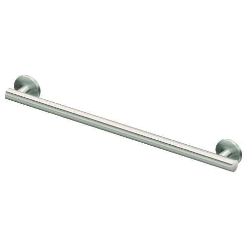 Samuel Mueller Stainless Steel 1-1/4-in Dia. 30-inch Grab Bar, Brushed Stainless