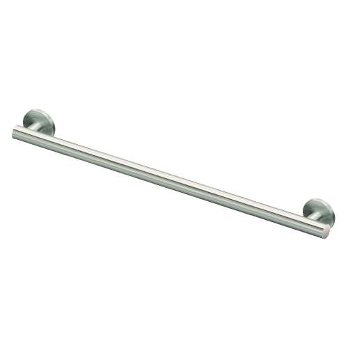 Samuel Mueller Stainless Steel 1-1/4-in Dia. 36-inch Grab Bar, Brushed Stainless
