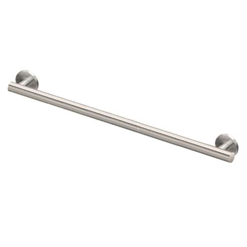 Samuel Mueller Sienna Stainless Steel 1-1/4-in Dia. 36-inch Grab Bar, Polished Stainless