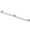 Samuel Mueller Stainless Steel 1-1/4-in Dia. 54-inch Grab Bar, Polished Stainless
