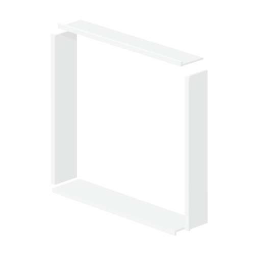 36in x 36in x 7-1/4in Window Trim Kit, White