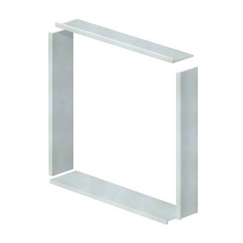 Samuel Mueller 36in x 36in x 7-1/4in Window Trim Kit, Grey Stone