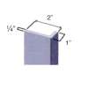Samuel Müeller SMOTTK962-190 96-in Solid Surface Over-Tile Trim (2 Pieces), Bellagio