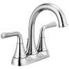 Delta 2533LF-MPU Kayra Two-Handle Centerset Bathroom Faucet, Chrome