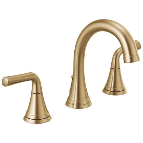 Delta 3533LF-CZMPU Kayra Two-Handle Widespread Bathroom Faucet, Champagne Bronze