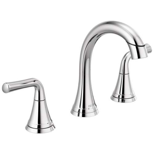 Delta 3533LF-PDMPU Kayra Two-Handle Widespread Pull-Down Bathroom Faucet, Chrome