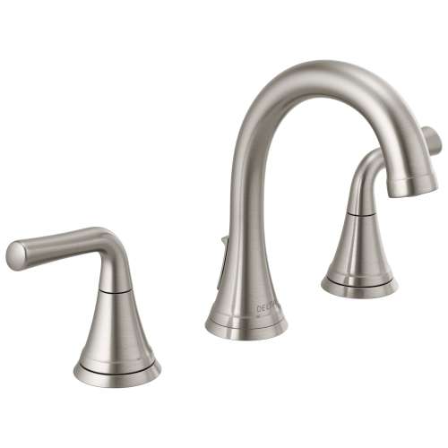 Delta 3533LF-SSMPU Kayra Two-Handle Widespread Bathroom Faucet, Stainless