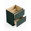 SM2DB30-RTA-FR02-GR Framington 30-in x 24-in x 35-in Ready To Assemble Latitude Two Drawer Base Cabinet, Green