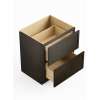 SM2DB30-RTA-FR02-SG Framington 30-in x 24-in x 35-in Ready To Assemble Latitude Two Drawer Base Cabinet, Smokey Grey