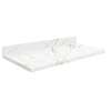 Samuel Müeller Mini Custom Quartz Vanity Top, Awaken Gold