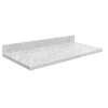 Samuel Müeller Mini Custom Quartz Vanity Top, Misty Grey