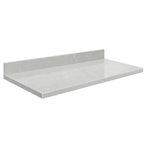 Mini Custom Solid Surface Vanity Top, Moonstone