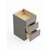 SM3DB36-RTA-FR02-LG Framington 36-in x 24-in x 35-in Ready To Assemble Latitude Three Drawer Base Cabinet, Light Grey